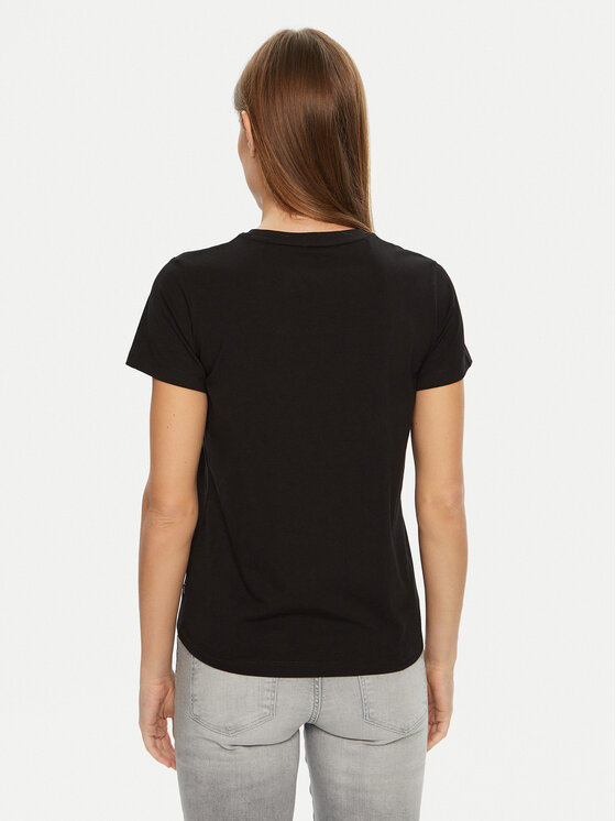 Guess Jeans Guess Jeans T-Shirt W5RI54 J1314 Czarny Regular Fit