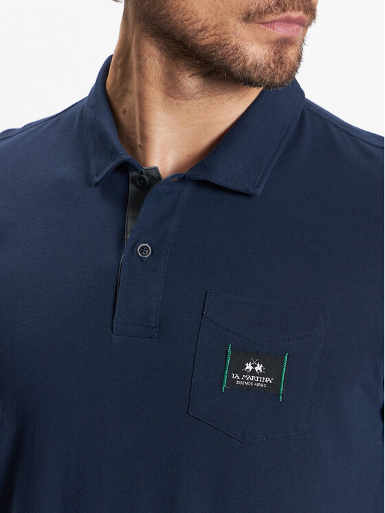 La Martina La Martina Polokošile VMP307 JS355 Tmavomodrá Regular Fit