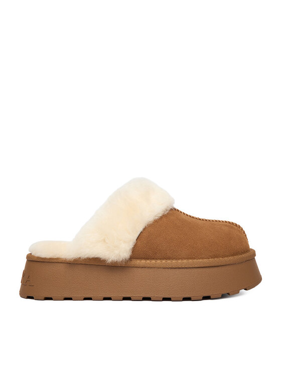 Badura Badura Pantofole EO-EDI-TS6292 Marrone