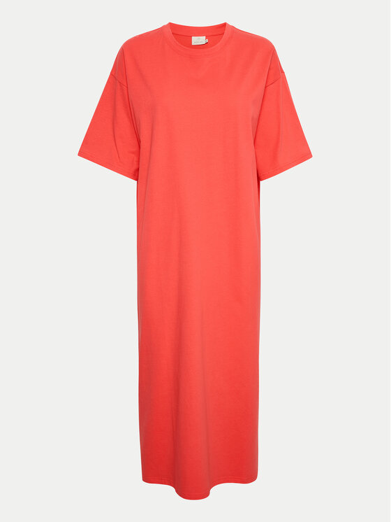 Kaffe Kaffe Rochie de zi Edna 10507351 Roșu Loose Fit