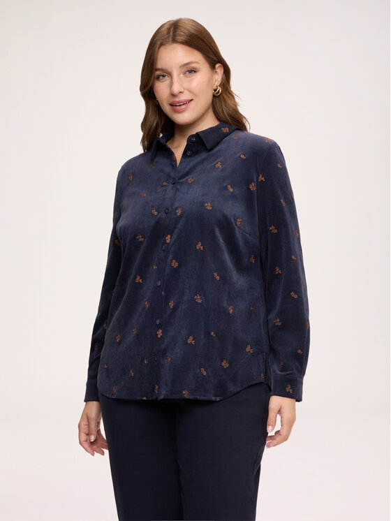 Fiorella Rubino Fiorella Rubino Koszula 5026T001540N034 Niebieski Regular Fit