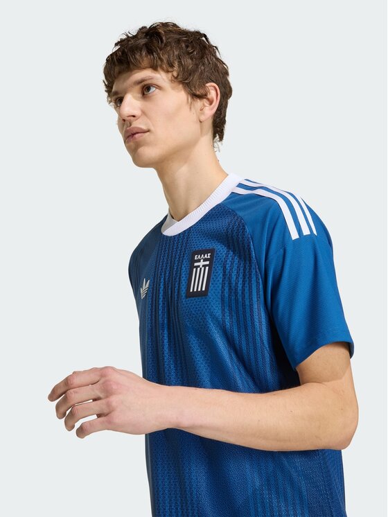 adidas adidas Koszulka techniczna 167724 Niebieski jasny Slim Fit