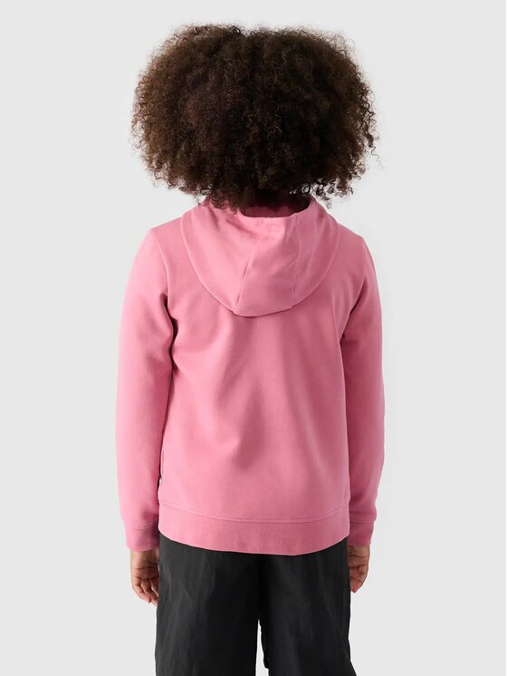 4F 4F Bluza BASIC_ Różowy Regular Fit