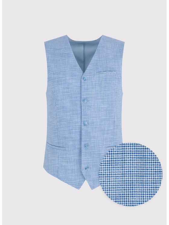 Pako Lorente Pako Lorente Kamizelka P24WF-8X-006 Niebieski Slim Fit