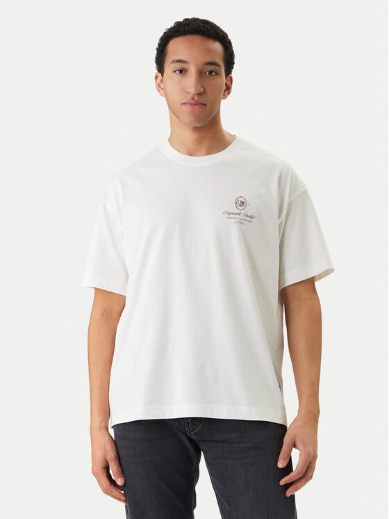 Jack & Jones Tricou Niagara 12293422 Écru Regular Fit