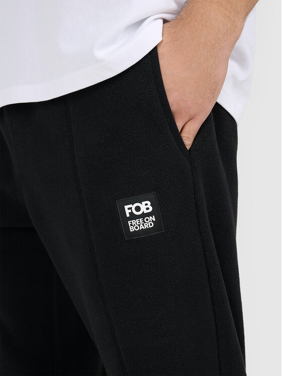 4F 4F Spodnie dresowe FOB Czarny Regular Fit