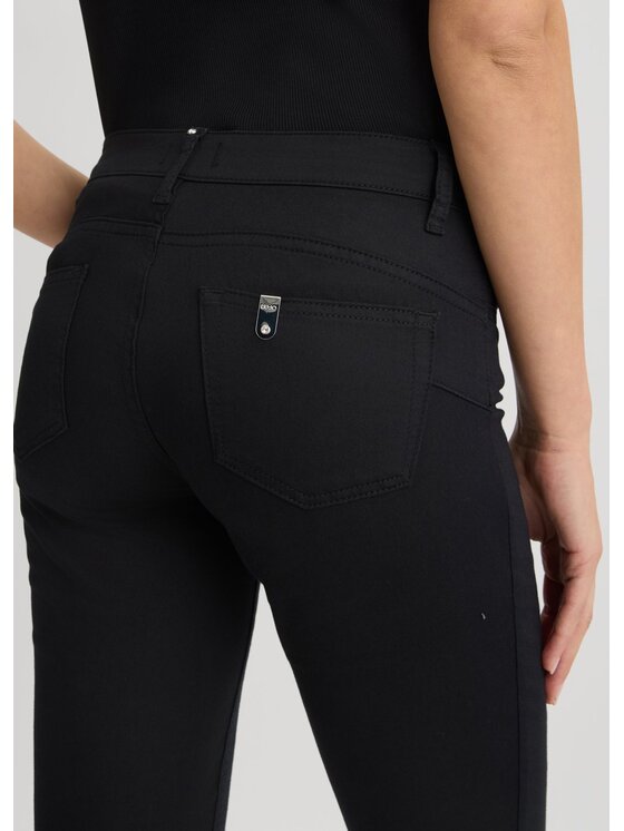 Liu Jo Liu Jo Spodnie materiałowe WA5457T4033M9640 Czarny Slim Fit