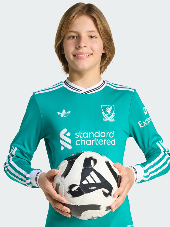 adidas adidas Koszulka techniczna Liverpool FC 25/26 Long Sleeve Third Jersey Zielony Regular Fit
