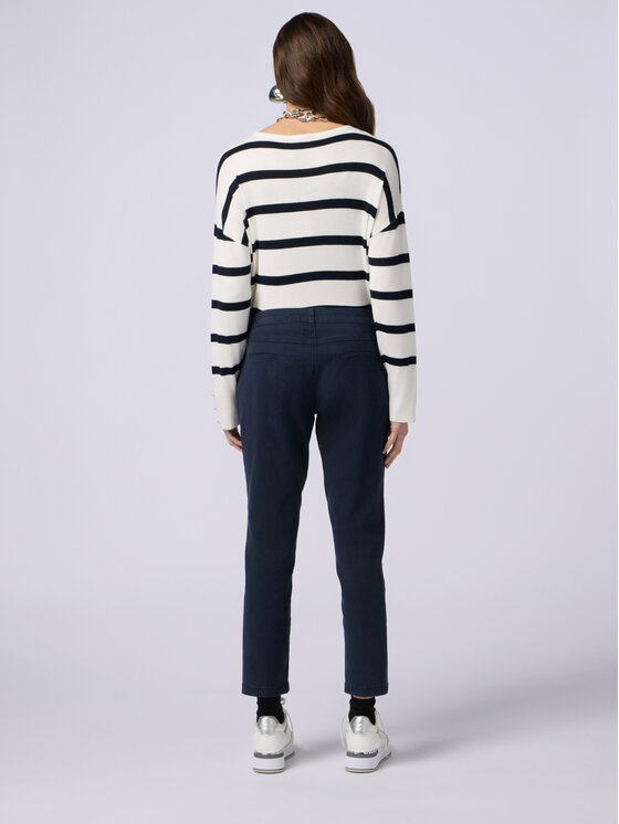 Oltre Oltre Pantaloni di tessuto P785R008238N034 Blu Regular Fit