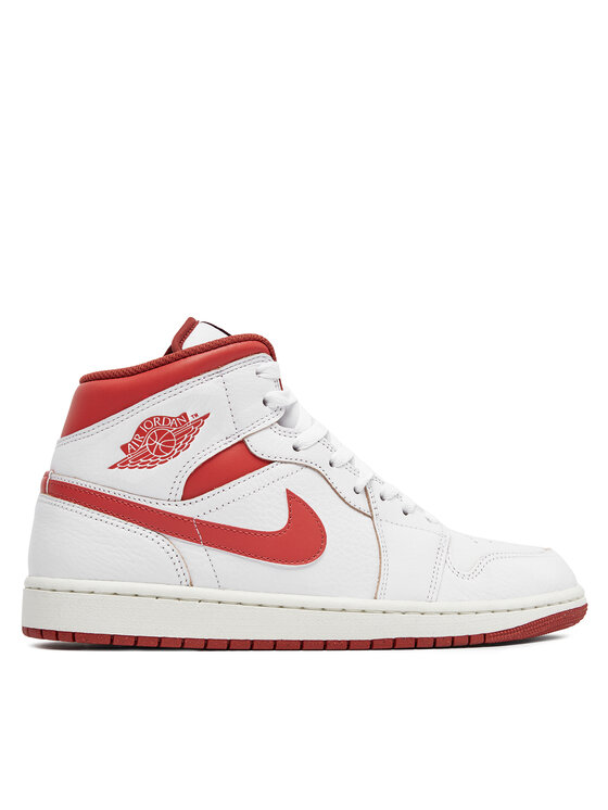 Nike Snīkeri Air Jordan 1 Mid Se FJ3458 160 Balts