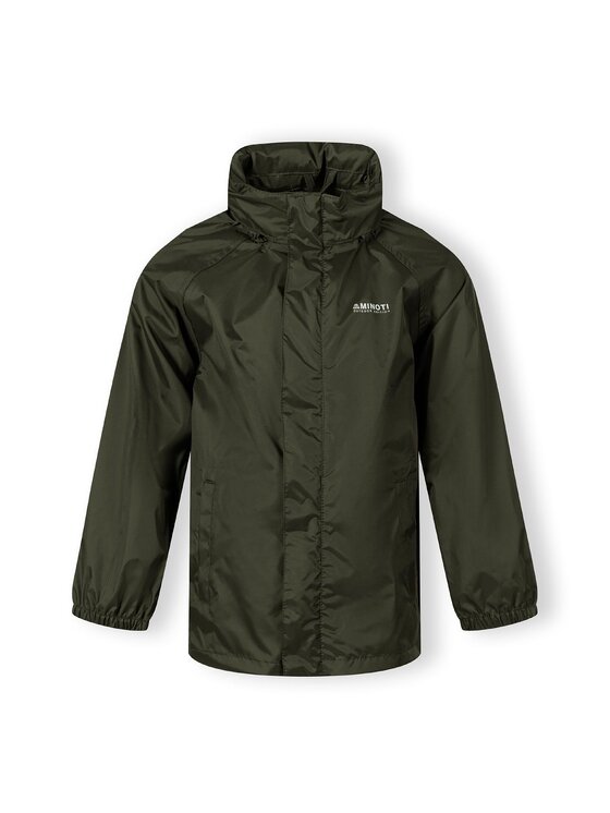 minoti minoti Kurtka przeciwdeszczowa 27KMJACKET3 Khaki Regular Fit