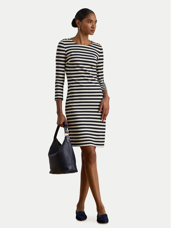 LAUREN RALPH LAUREN LAUREN RALPH LAUREN Kleid für den Alltag 200P03678001 Dunkelblau Regular Fit