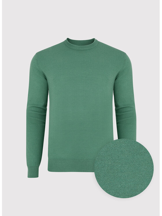 Pako Lorente Pako Lorente Sweter P24WF-2X-013 Zielony Classic Fit