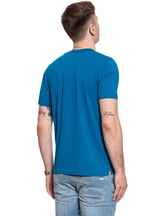 Mustang Mustang T-shirt ALEX C PRINT Blu Regular Fit