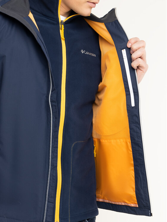 Columbia Kurtka outdoor Bradley Peak 1772771 Granatowy Regular Fit