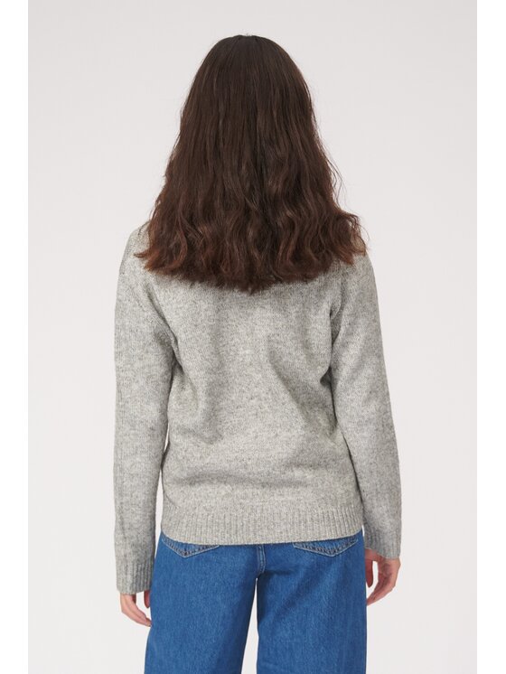 TeeShoppen TeeShoppen Kardigan 'Basic Collection' Szary Regular Fit