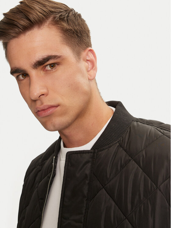 Richmond X Richmond X Μπόμπερ μπουφάν Rendina UMA24114PI Μαύρο Regular Fit