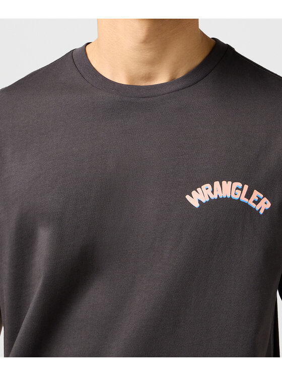 Wrangler Wrangler T-Shirt 112362909 Czarny Regular Fit