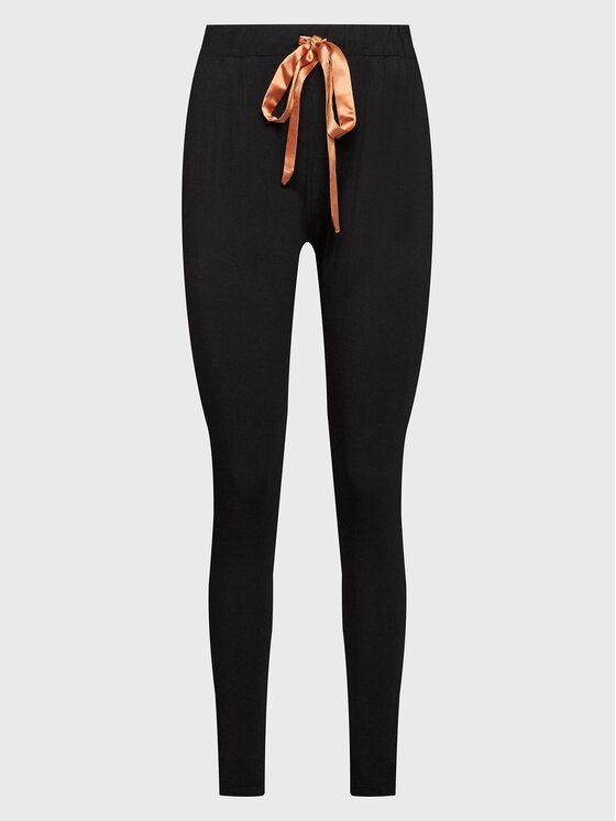 Femilet by Chantelle Pantaloni pijama Lizzy FNA260 Negru Regular Fit