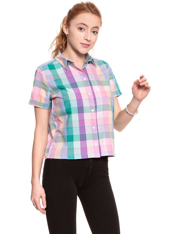 Wrangler Wrangler Camicia SS SHIRT Rosa Regular Fit