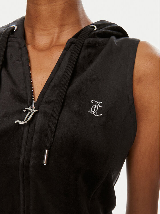 Juicy Couture Juicy Couture Світшот Gilly JCWGL23308 Чорний Regular Fit