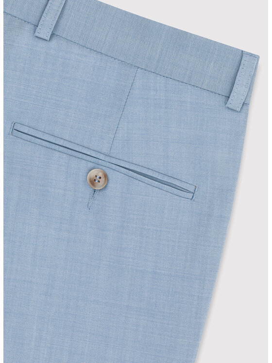 Pako Lorente Pako Lorente Spodnie garniturowe P24SP-6G-011 Błękitny Slim Fit