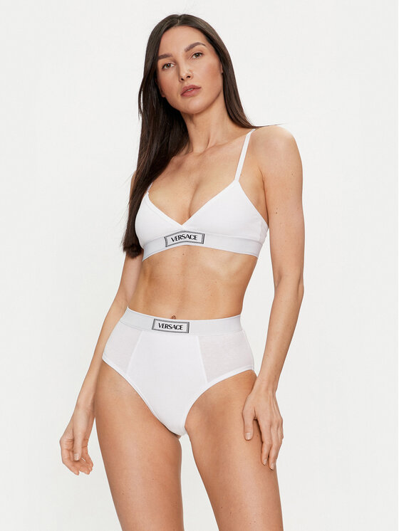 Versace Versace Mutande classiche a vita alta 1013505 Bianco