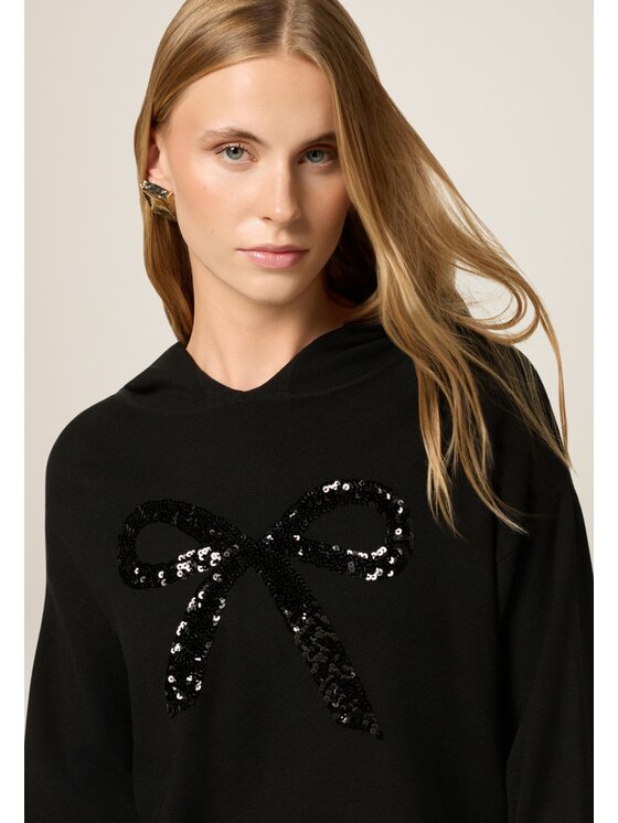 Oltre Oltre Cardigan M391J105136N033 Nero Regular Fit