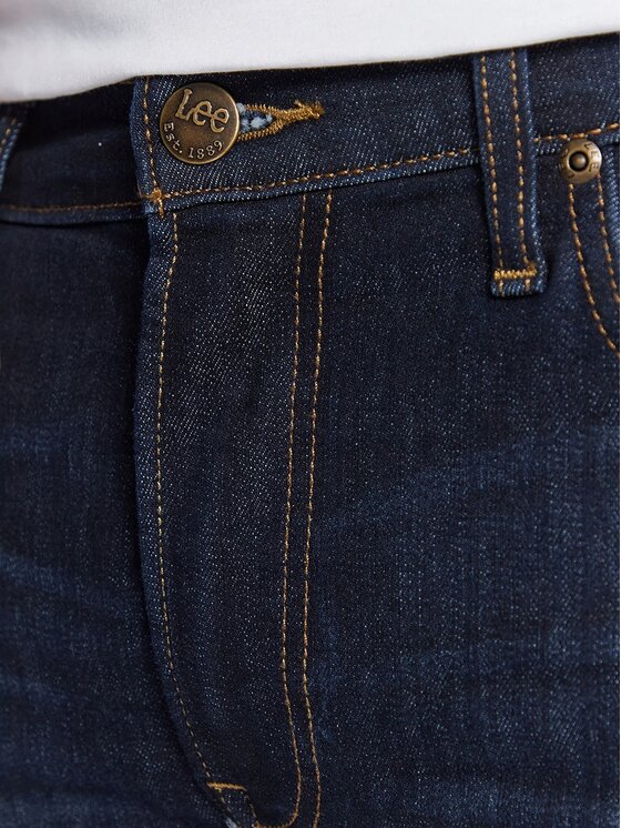 Lee Lee Jeansy Daren Zip Fly Niebieski Regular Fit