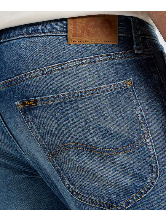 Lee Lee Jeansy 112355866 Niebieski Regular Fit