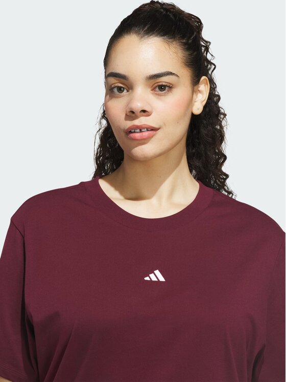 adidas adidas T-Shirt 159370 Czerwony ciemny Regular Fit