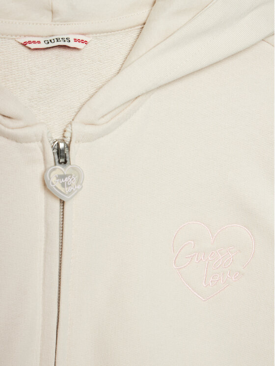 Guess Guess Μπλούζα J4YQ07 KA6R3 Μπεζ Regular Fit