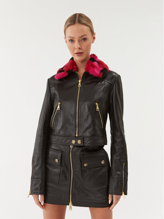 Кожено яке Versace Jeans Couture