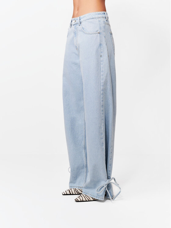 La Mania La Mania Jeansy HORIZON Modrá Basic Fit