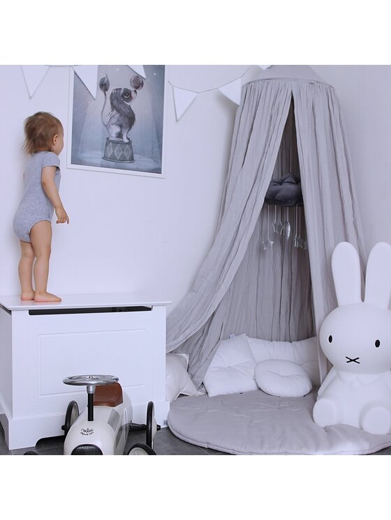 Cotton&Sweets Cotton&Sweets Baldachim lniany Szary