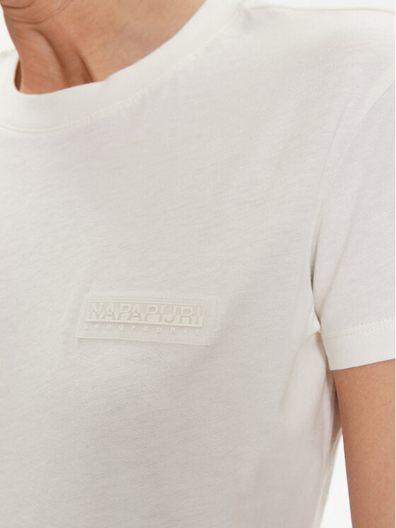 Napapijri Napapijri T-Shirt Iaato NP0A4HWU Εκρού Regular Fit