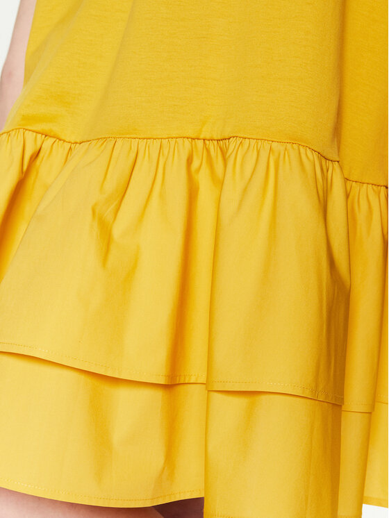 Weekend Max Mara Weekend Max Mara Rochie de zi Vanna 2356210331 Galben Regular Fit