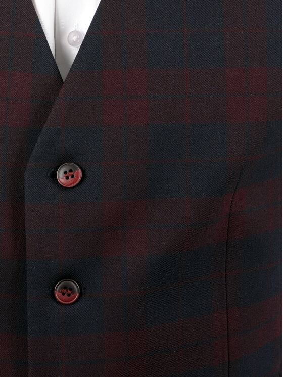 Evenemen Evenemen Kamizelka DOMINION Granatowy Slim Fit