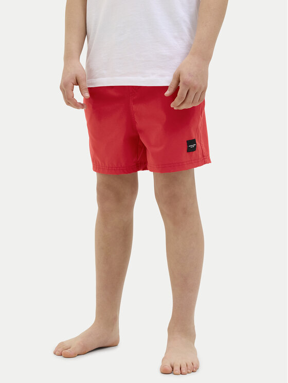 Jack & Jones Junior Jack & Jones Junior Σορτς κολύμβησης Maui 12273847 Κόκκινο Regular Fit