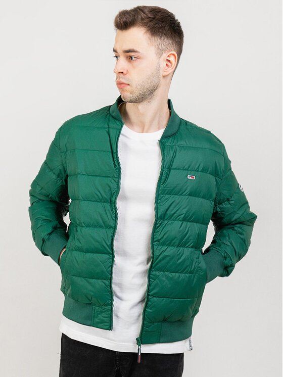 Tommy Hilfiger Tommy Hilfiger Kurtka przejściowa DM0DM10597-L6N R. M Zielony Regular Fit