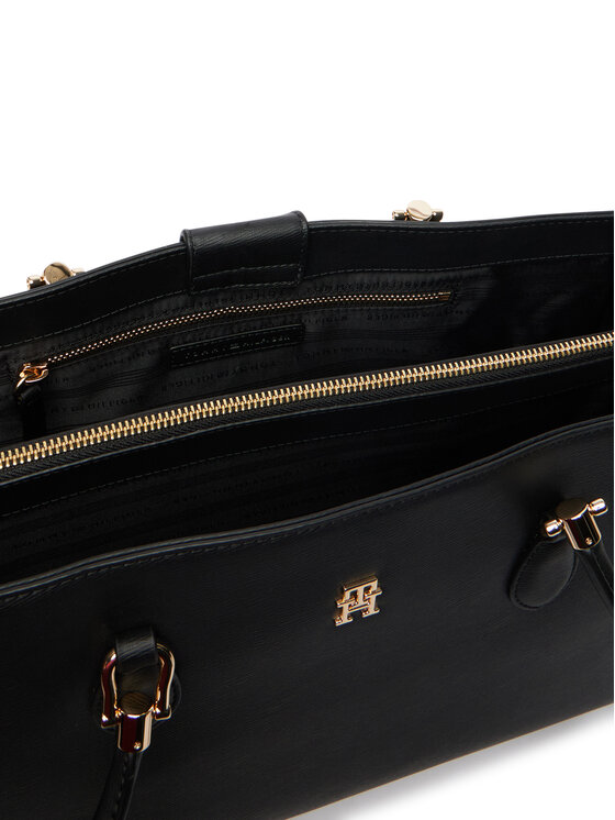 Tommy Hilfiger Tommy Hilfiger Borsetta Th Grace Satchel AW0AW18750 Nero