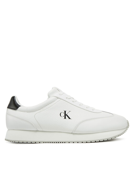 Calvin Klein Jeans Calvin Klein Jeans Sneakersy Runner Laceup Tc YM0YM01187 Bílá