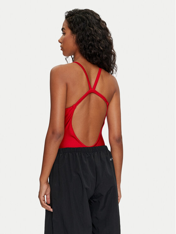adidas adidas Bodi 3-Stripes IY7295 Rdeča Slim Fit