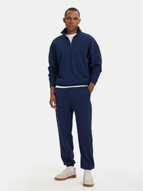 Tommy Hilfiger Tommy Hilfiger Sportinės kelnės Essential UM0UM03911 Tamsiai mėlyna Relaxed Fit