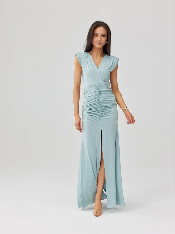 Roco Fashion Roco Fashion Abito da sera Noelia Verde Slim Fit