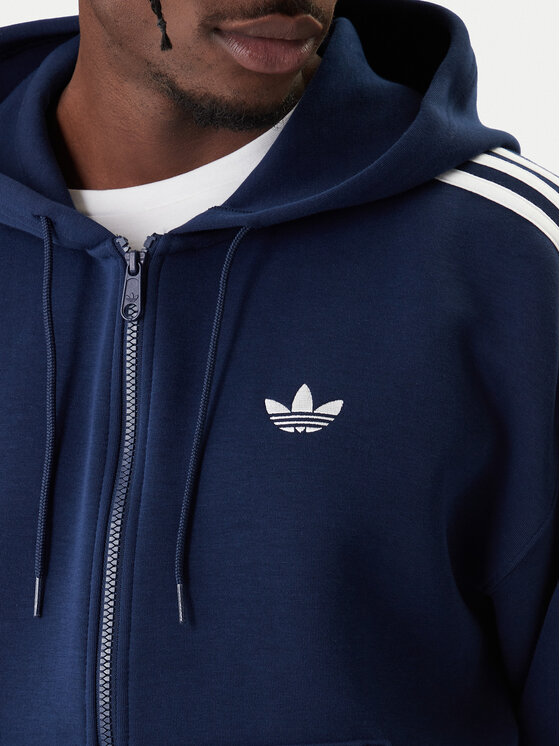 adidas adidas Džemperis ar kapuci adicolor Spacer KD4086 Tumši zils Loose Fit