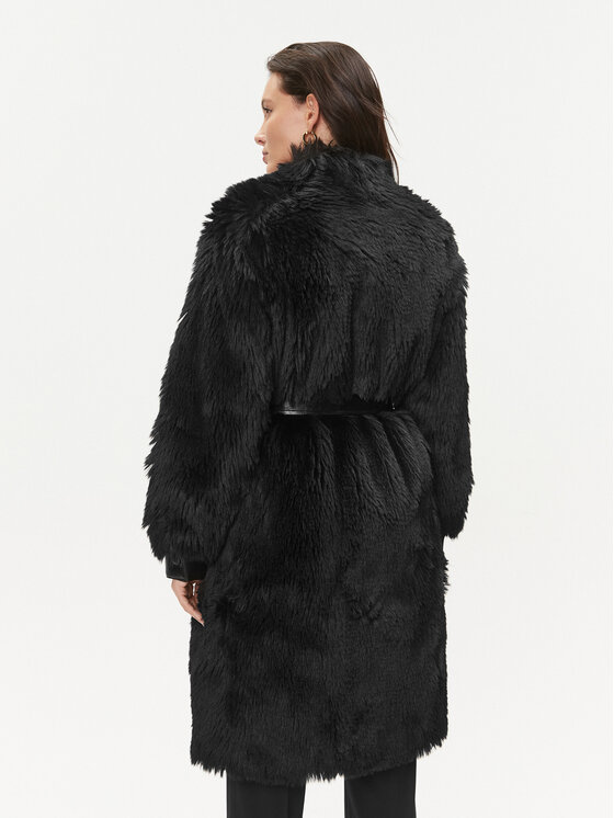 TWINSET TWINSET Blană 232TT2020 Negru Regular Fit