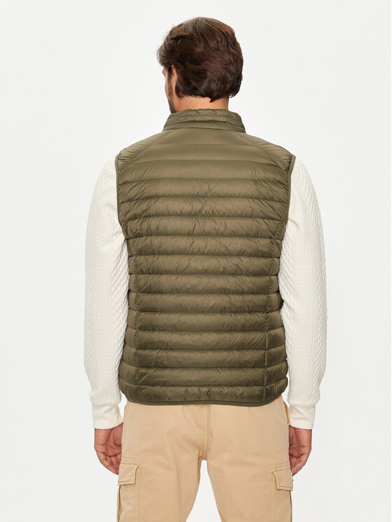 Jott Jott Mellény Tom P000MDOW04 Zöld Slim Fit