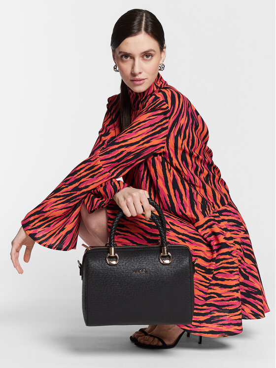 Liu Jo Liu Jo Ročna torba M Satchel AXX011 E0087 Črna