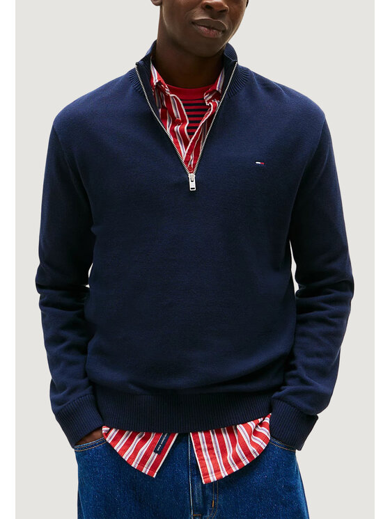 Tommy Jeans Tommy Jeans Πουλόβερ DM0DM21654 Μπλε Casual Fit